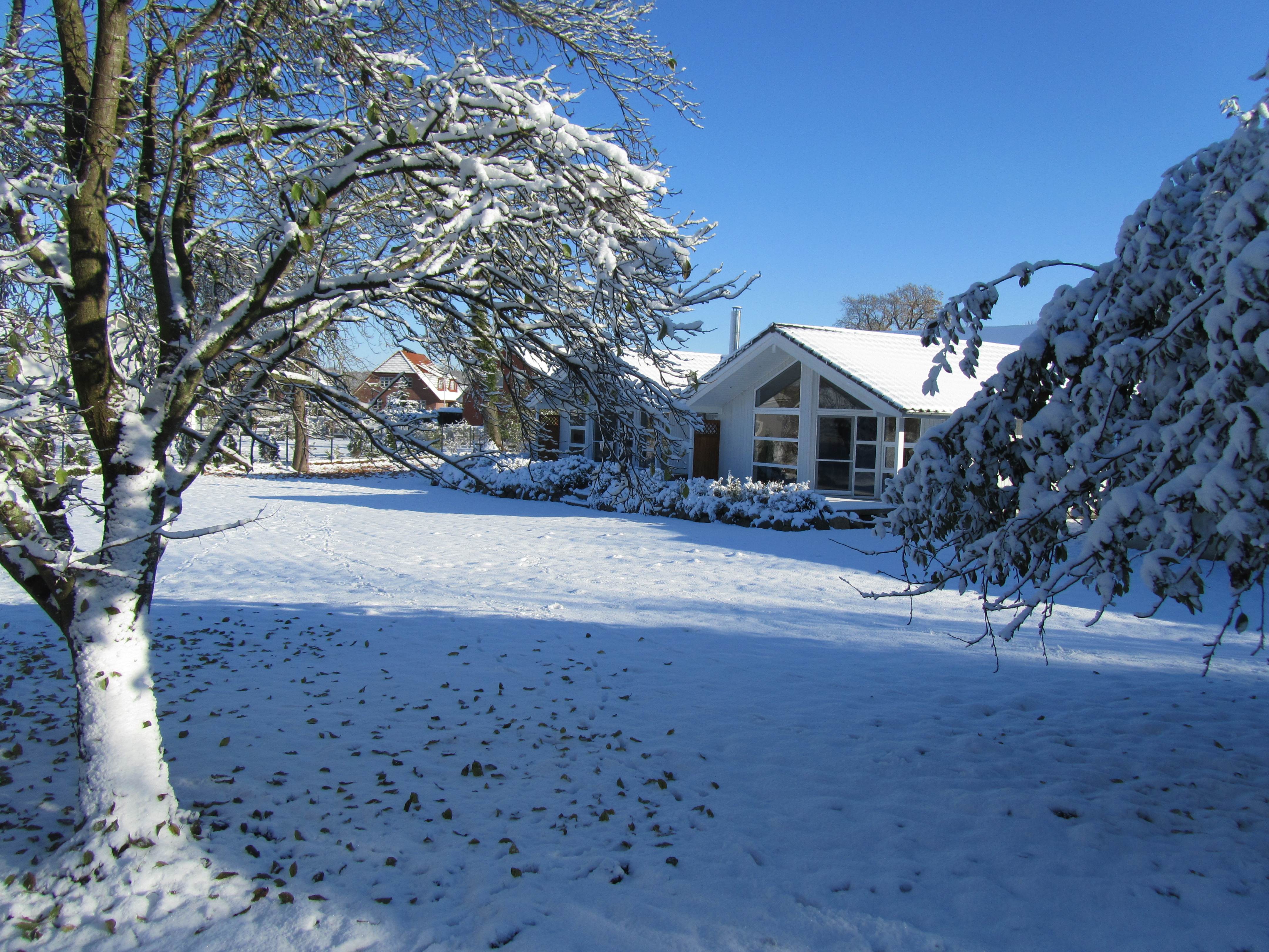 Haus im Winter